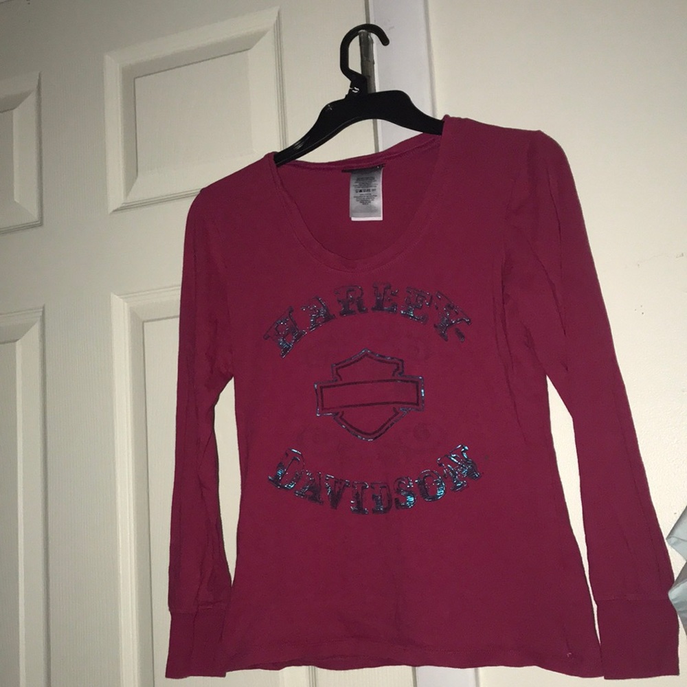 Harley Davidson Pink Longsleeve🏍👼🏻